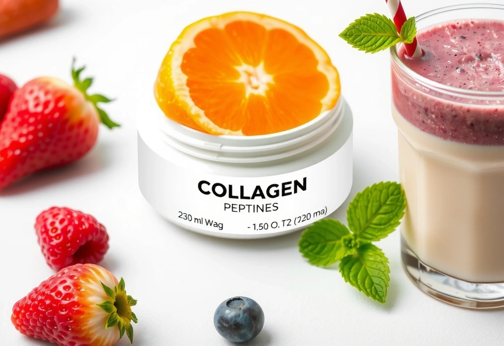 Collagen supplements for skin elasticity and joint health